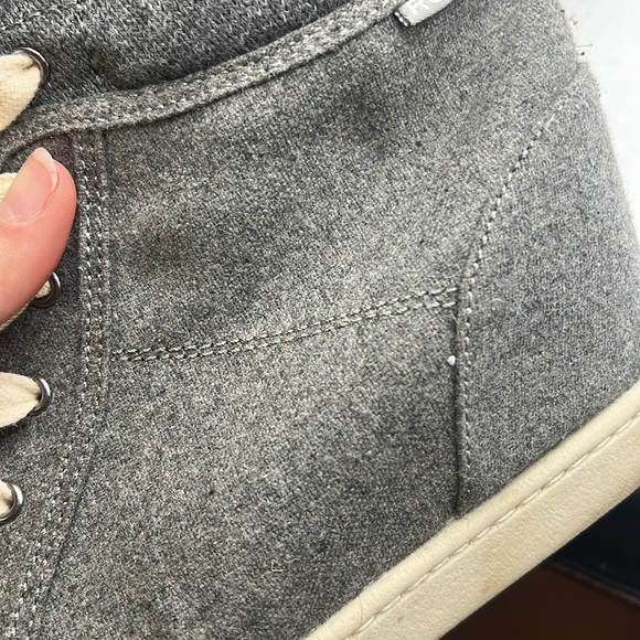 Roxy Autumn Hidden Wedge Sneakers Shoes Gray Womens Size 10 - Picture 10 of 15